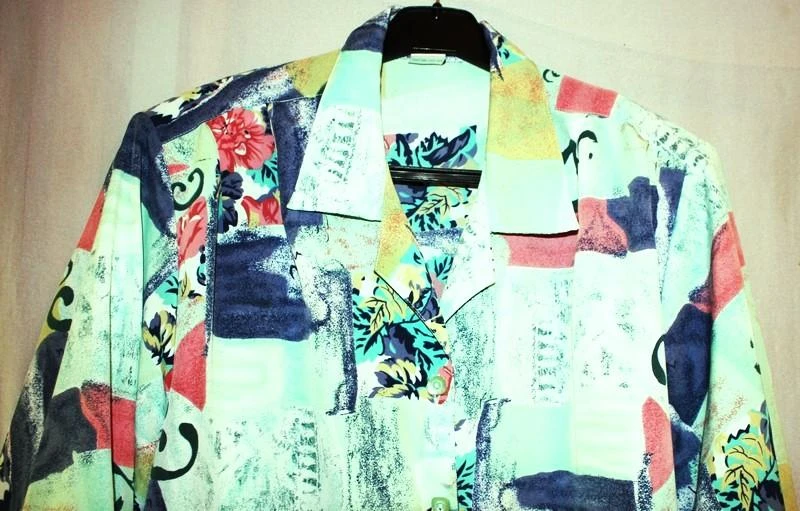 #Blue Blouse Top Size 44 – photo 2